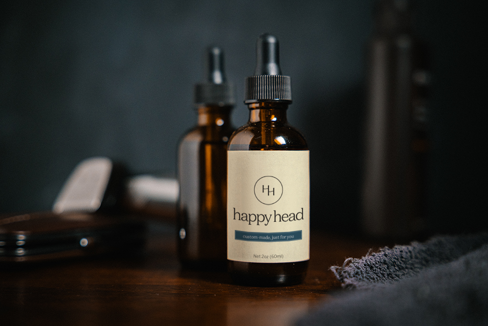 Happy Head offer custom formulated topical treatments to help you regrow your hair and get back to you. Take the questionnaire to get started today at happyhead.com/start